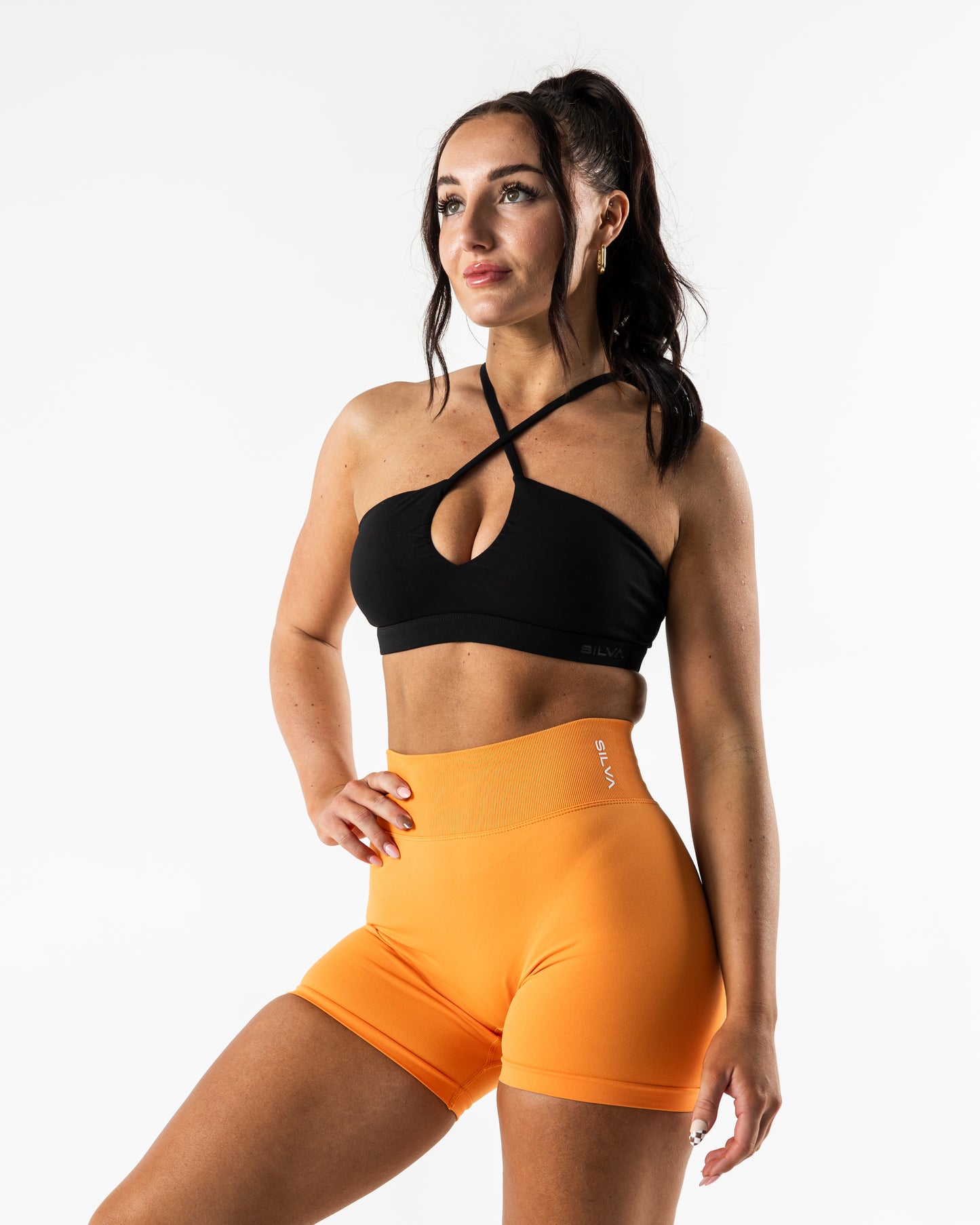 Elite Scrunch Shorts - Mango