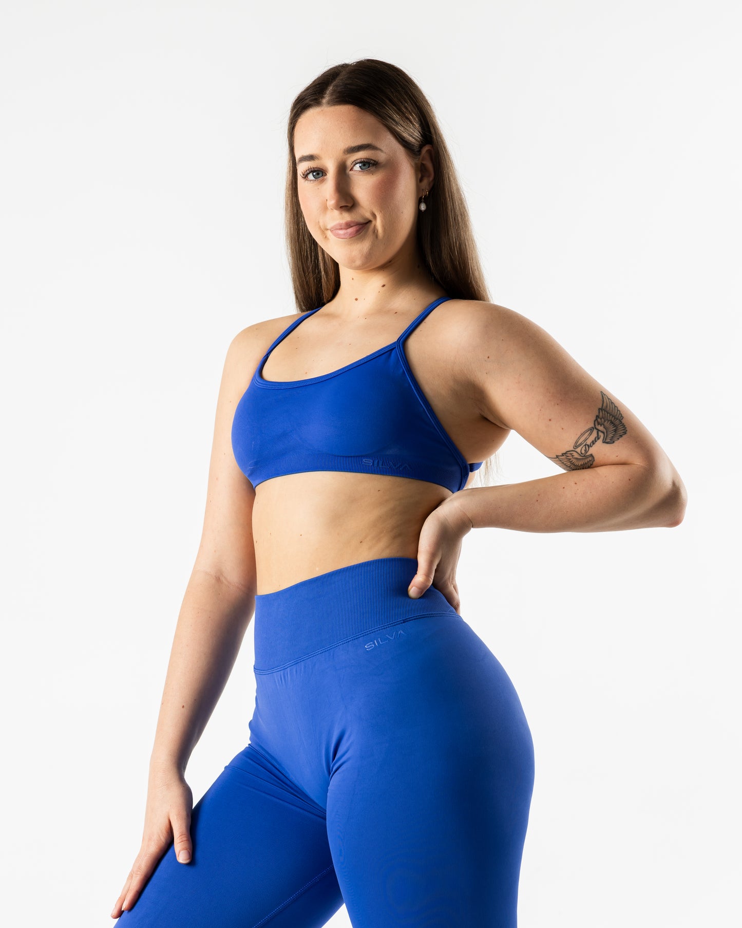 V-Leggings - Azure