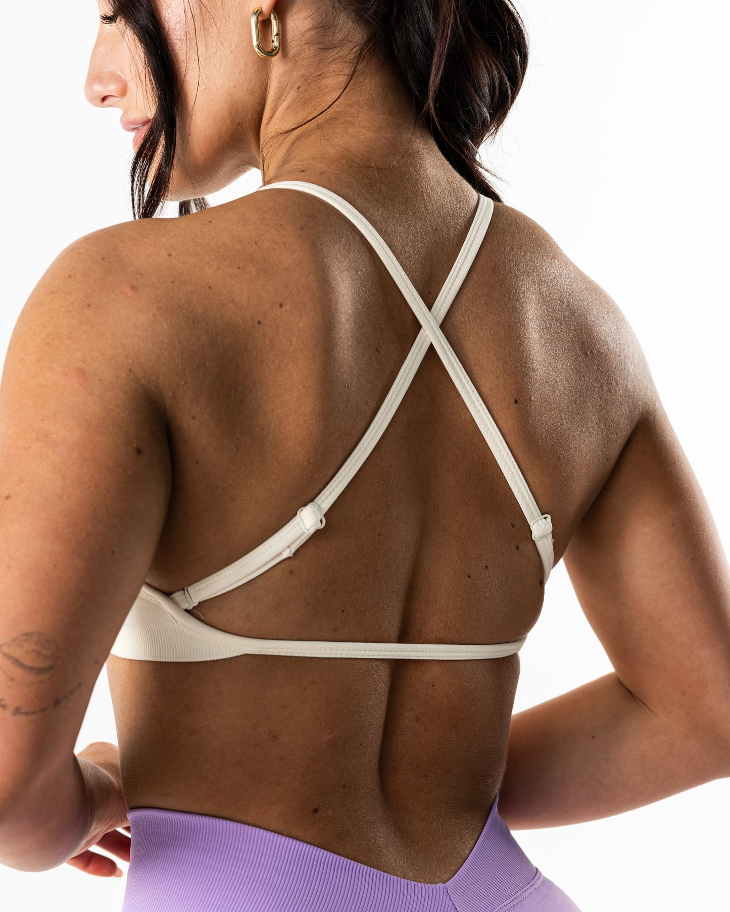 Elite Sports Bra - Cream